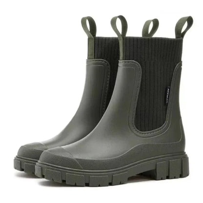 Women's Waterproof Chelsea Rain Boots