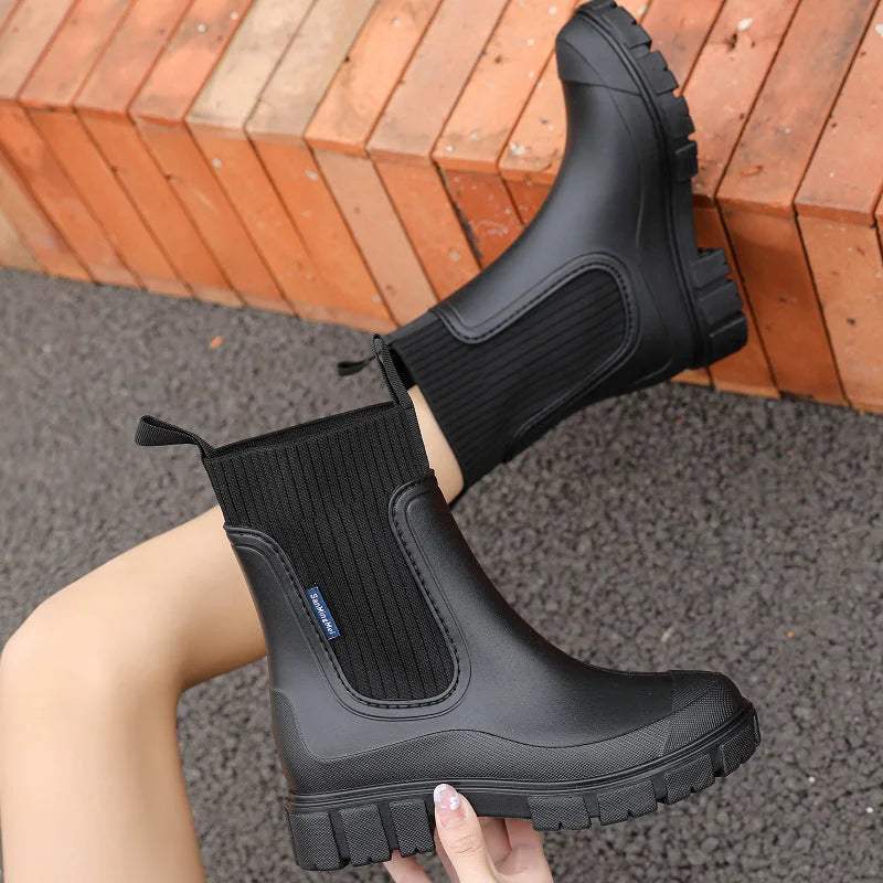Women's Waterproof Chelsea Rain Boots