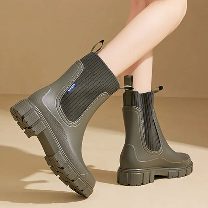 Women's Waterproof Chelsea Rain Boots