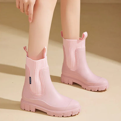Women's Waterproof Chelsea Rain Boots