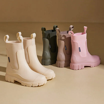 Women's Waterproof Chelsea Rain Boots
