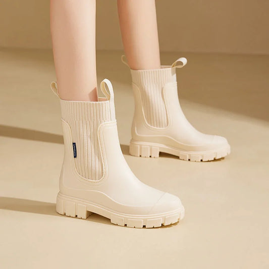 Women's Waterproof Chelsea Rain Boots