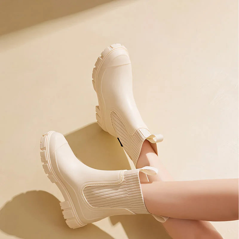 Women's Waterproof Chelsea Rain Boots