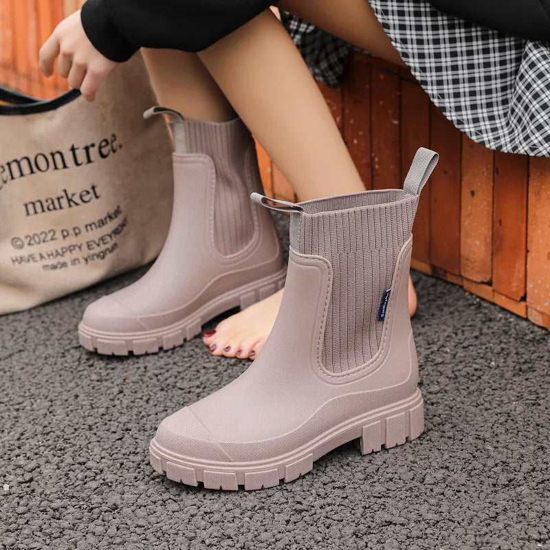 Women's Waterproof Chelsea Rain Boots