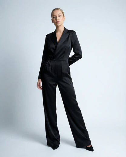 Women’s Wide Leg V Neck Jumpsuit