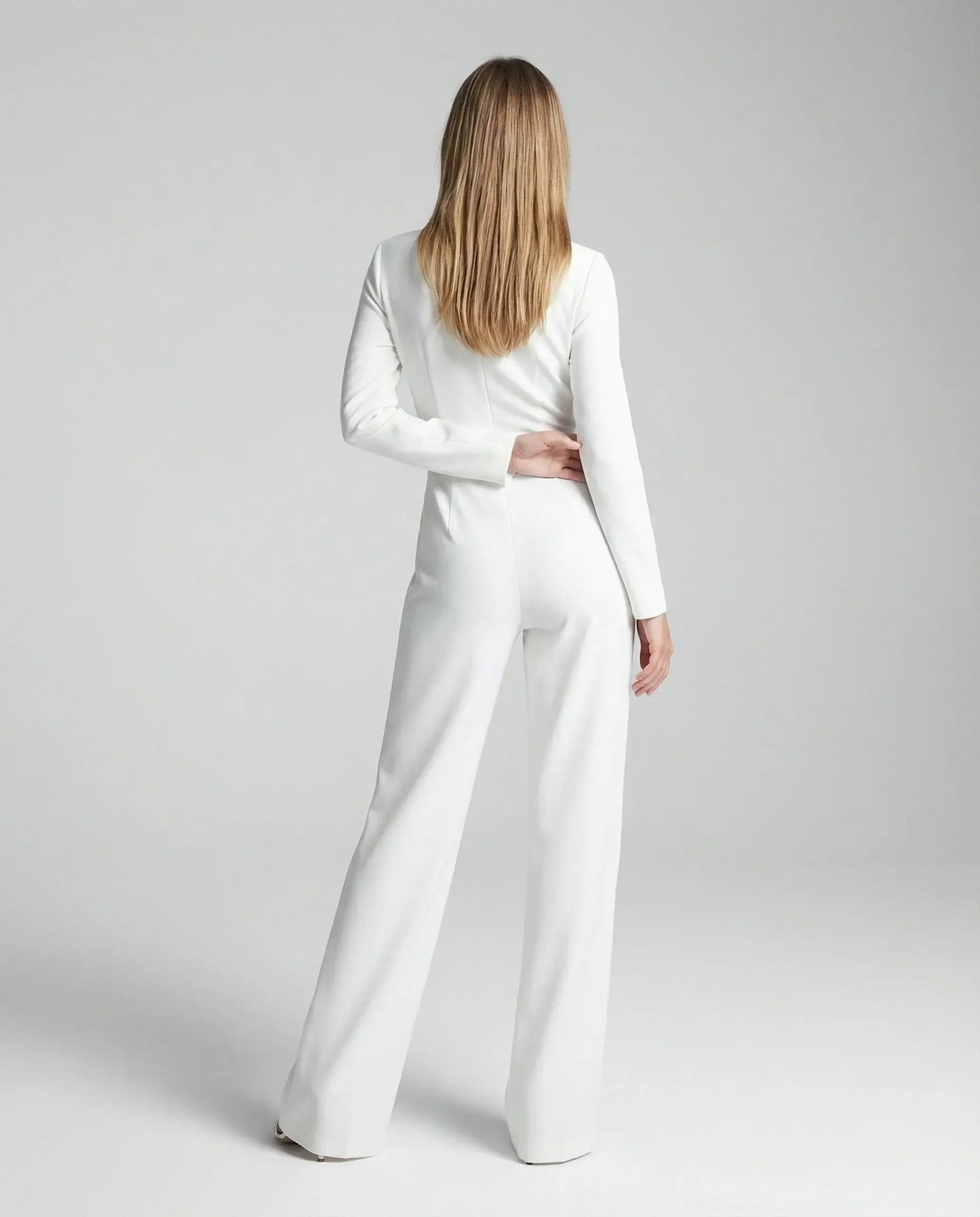 Women’s Wide Leg V Neck Jumpsuit