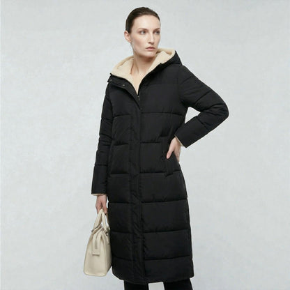 Women's Winter Jacket with sherpa lining