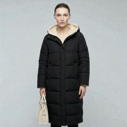 Women's Winter Jacket with sherpa lining