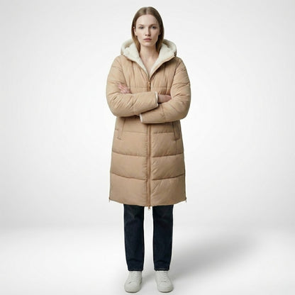 Women's Winter Jacket with sherpa lining