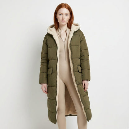 Women's Winter Jacket with sherpa lining