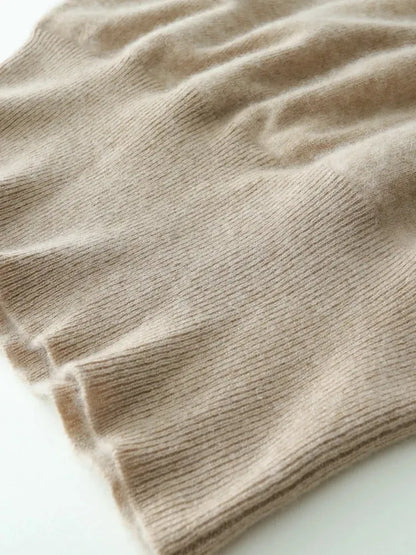 Women's Wrap V-Neck Luxury Knit Sweater