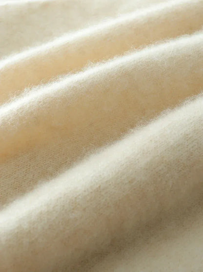 Women's Wrap V-Neck Luxury Knit Sweater