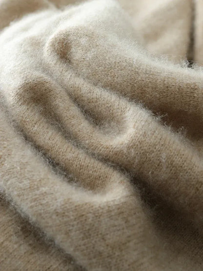 Women's Wrap V-Neck Luxury Knit Sweater