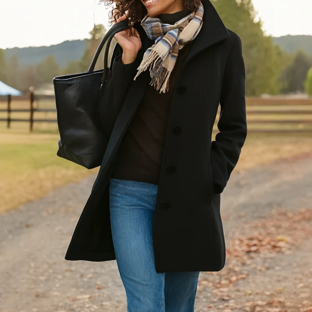 Women's Wool Straight Cut Coat
