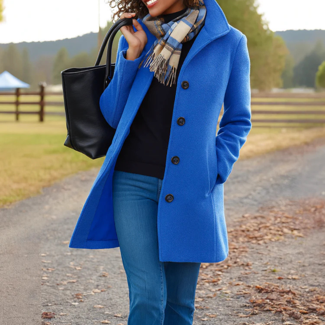 Women's Wool Straight Cut Coat
