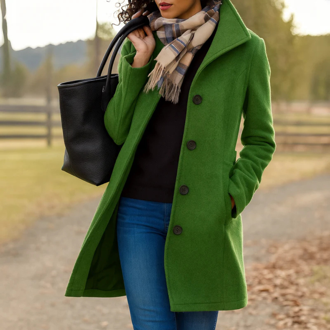 Women's Wool Straight Cut Coat
