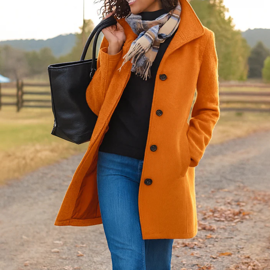 Women's Wool Straight Cut Coat