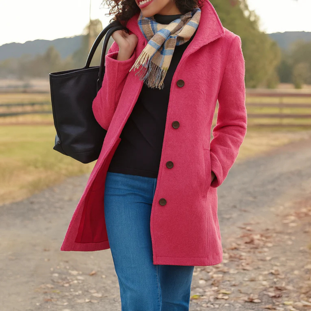 Women's Wool Straight Cut Coat