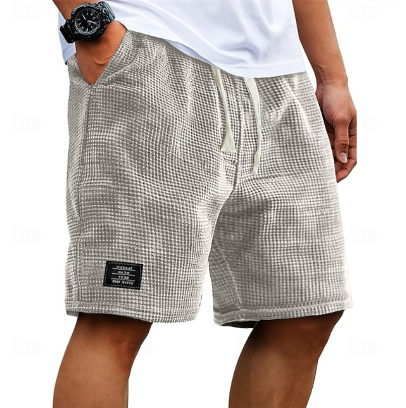 Men's Casual Waffle Summer Shorts