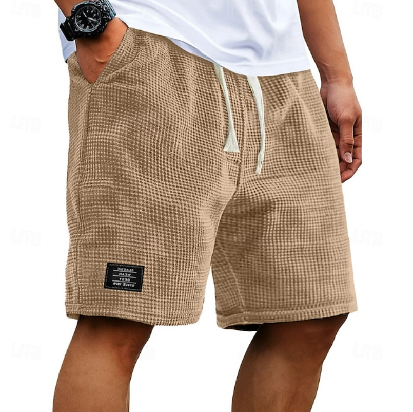 Men's Casual Waffle Summer Shorts