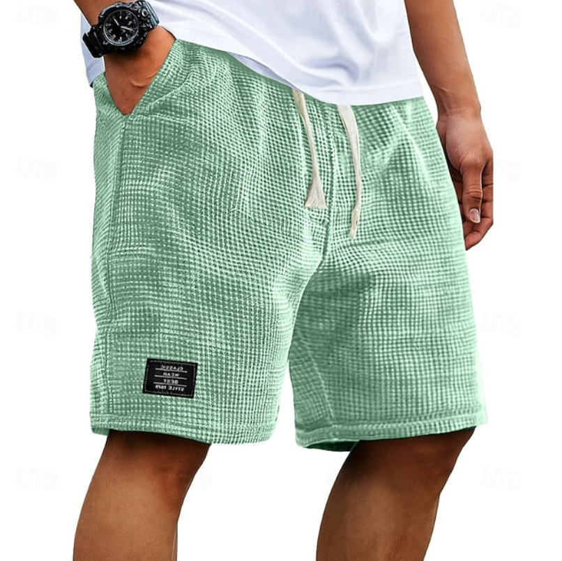 Men's Casual Waffle Summer Shorts