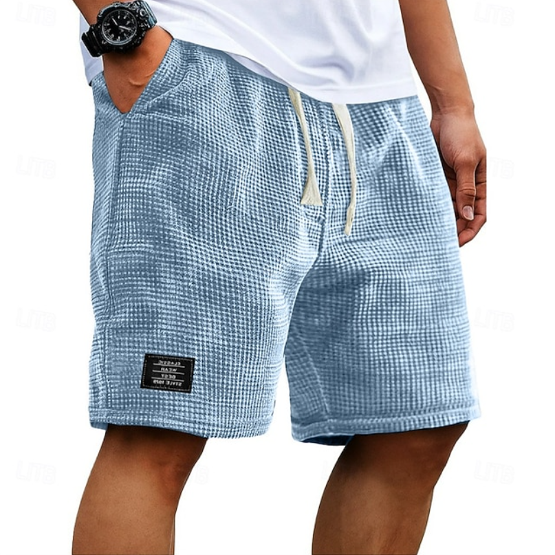 Men's Casual Waffle Summer Shorts