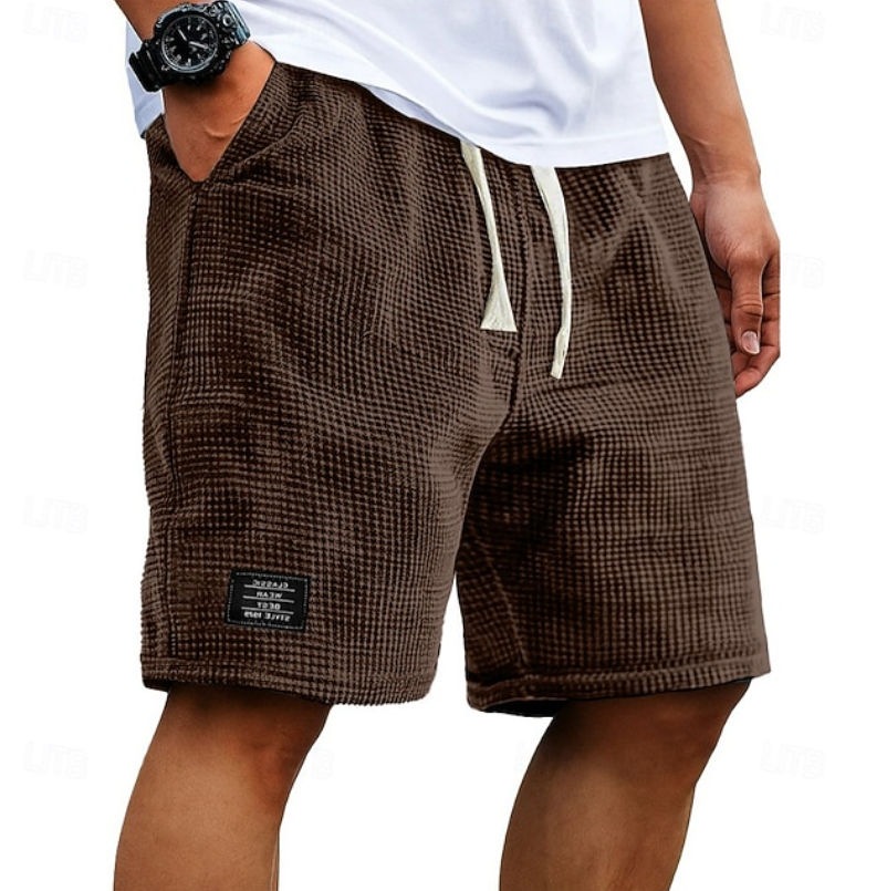 Men's Casual Waffle Summer Shorts
