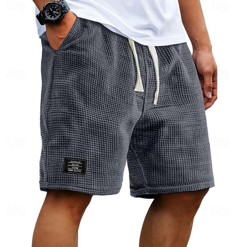 Men's Casual Waffle Summer Shorts