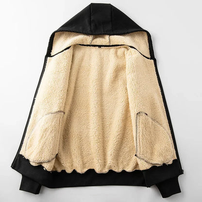 Men’s Fleece Lined Hooded Tracksuit with Joggers