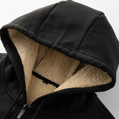 Men’s Fleece Lined Hooded Tracksuit with Joggers