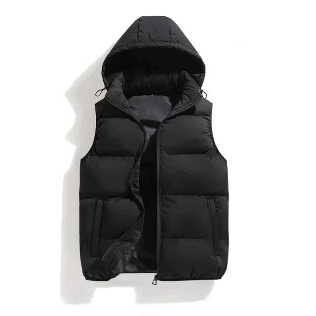 Men's Hooded Puffer Vest Bodywarmer
