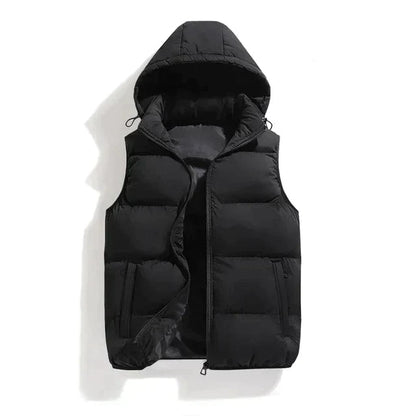 Men's Hooded Puffer Vest Bodywarmer