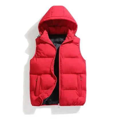 Men's Hooded Puffer Vest Bodywarmer