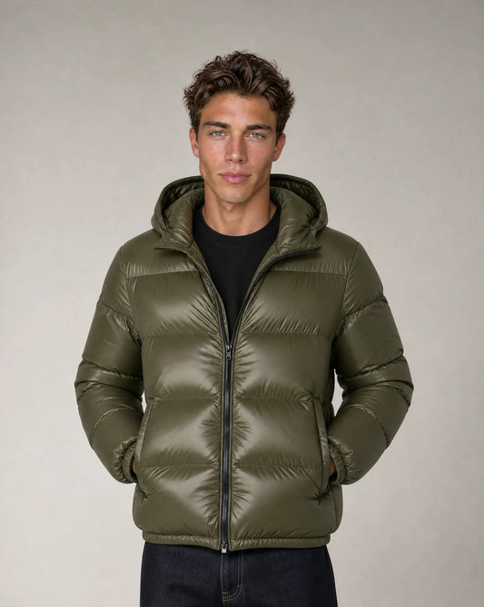 Men's Hooded Winter Puffer Jacket
