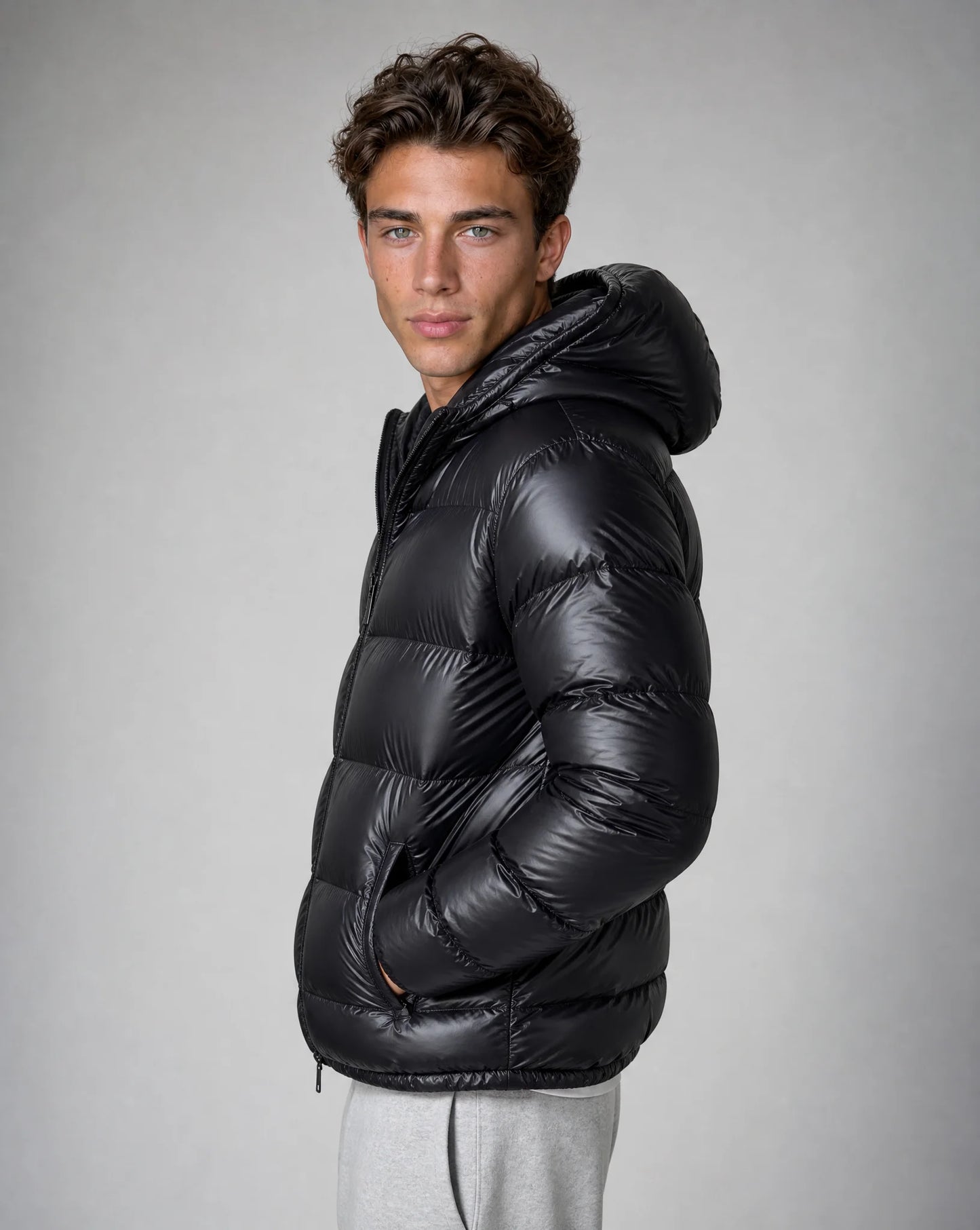 Men's Hooded Winter Puffer Jacket