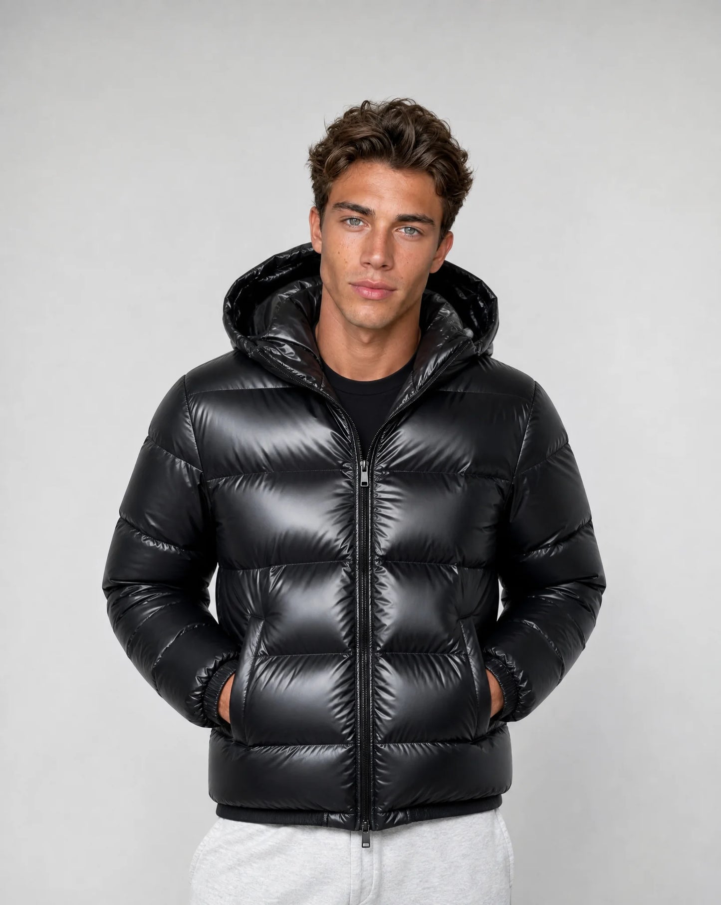 Men's Hooded Winter Puffer Jacket