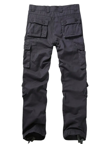 Men's Relaxed Fit Multi Pocket Cargo Trousers