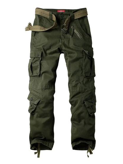 Men's Relaxed Fit Multi Pocket Cargo Trousers