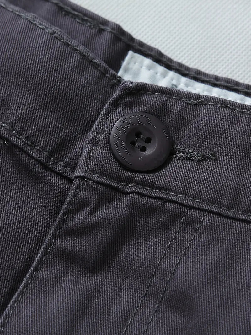 Men's Relaxed Fit Multi Pocket Cargo Trousers