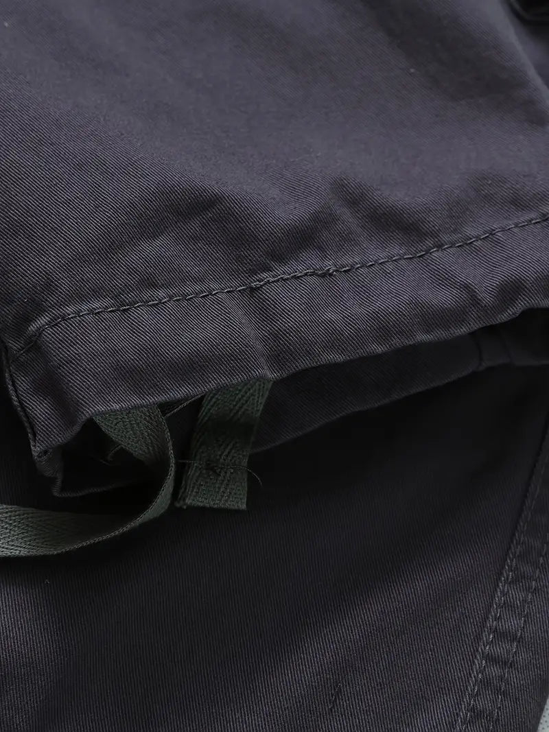 Men's Relaxed Fit Multi Pocket Cargo Trousers