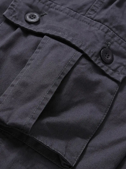 Men's Relaxed Fit Multi Pocket Cargo Trousers