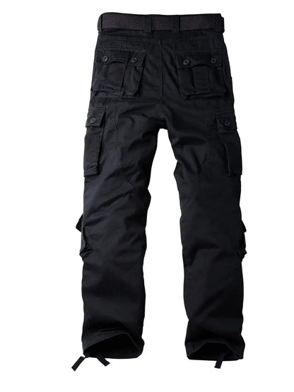 Men's Relaxed Fit Multi Pocket Cargo Trousers
