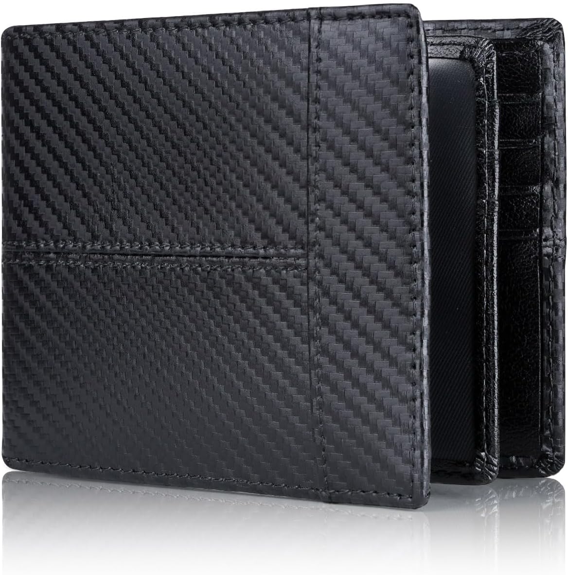 Men's RFID Blocking Leather Bifold Wallet