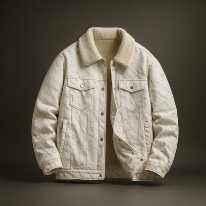 Men's Sherpa-Lined Corduroy Trucker Jacket