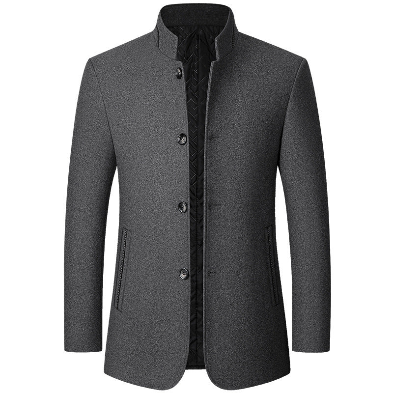 Men's Stand Collar Winter Coat