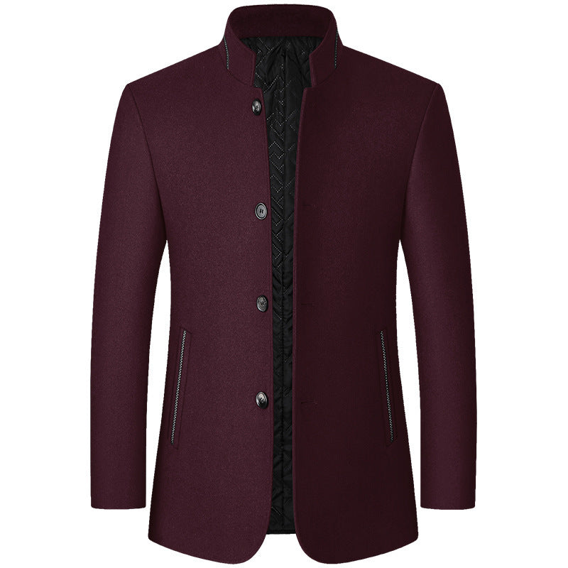 Men's Stand Collar Winter Coat