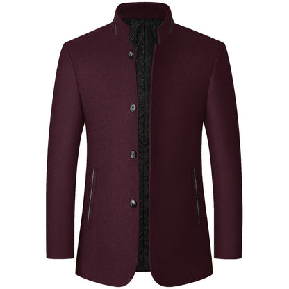 Men's Stand Collar Winter Coat