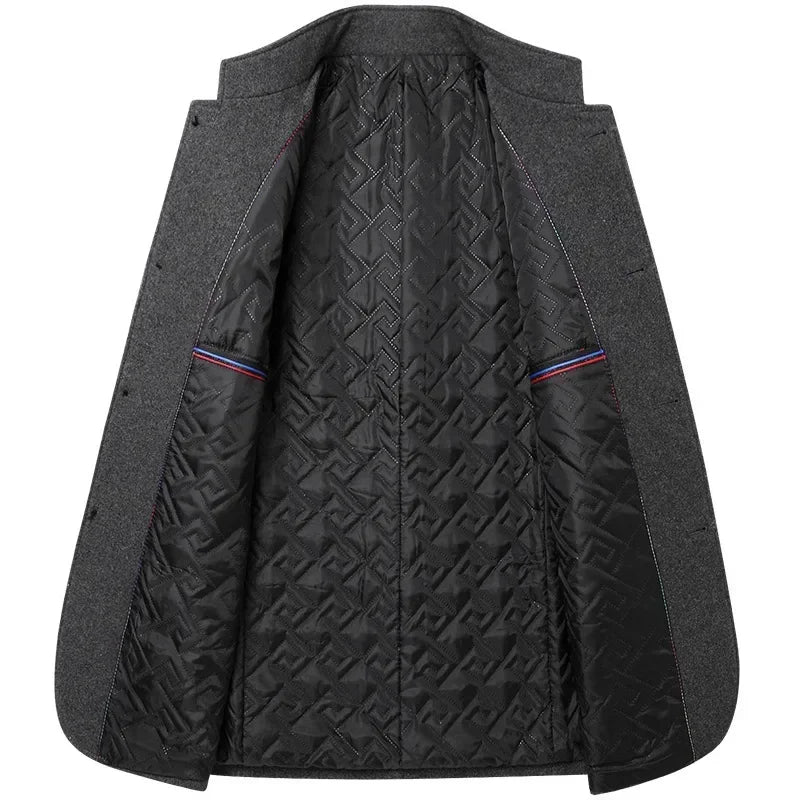 Men's Stand Collar Winter Coat