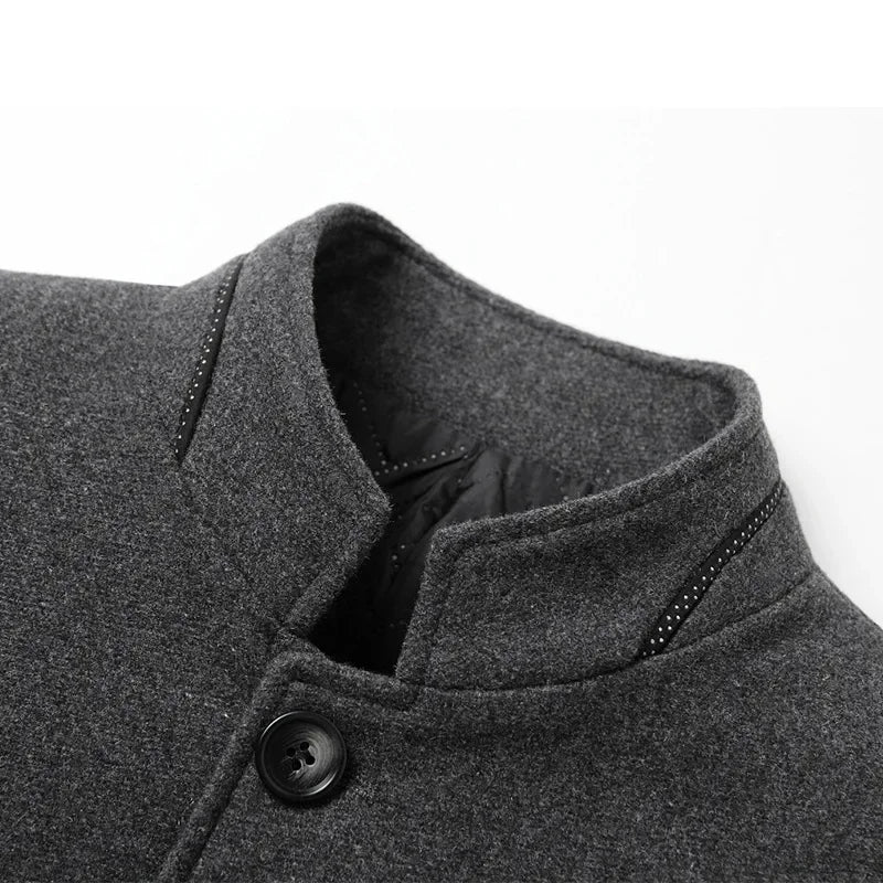 Men's Stand Collar Winter Coat