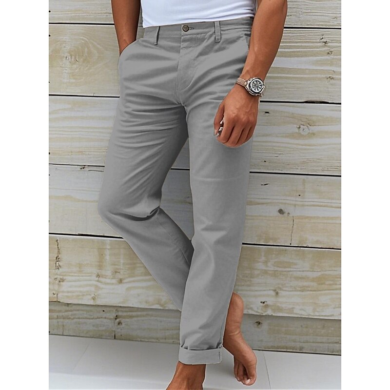 Men’s Tailored Fit Casual Chino Trousers